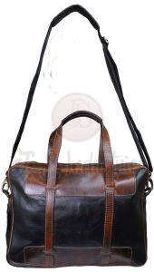 Vintage Leather Duffel Bag for Men
