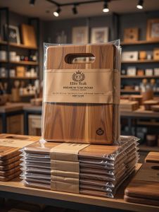 Teak Wood Chopping Board with Handle