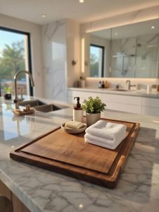 Wooden Serving Tray Without Handle