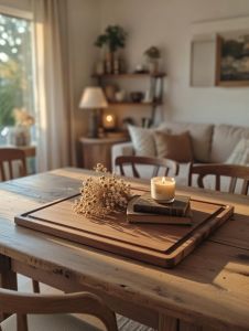 Wooden Serving Tray Without Handle