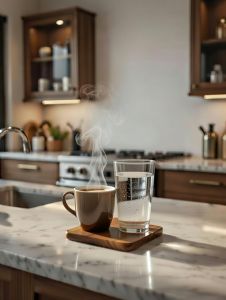 Solid Teak Wood Coaster Set