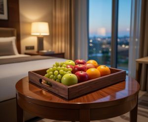 Wooden Serving Tray with Handle