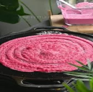 Beetroot Millet Dosa