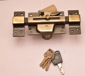 Antique Brass Finish Main Door Lock