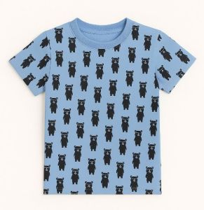 Boys Blue Animal Print T Shirt