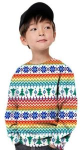 Boys Multicolor Ethnic Print T Shirt