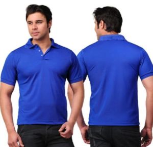 Mens Royal Blue Polo T Shirt