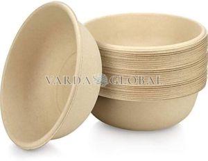 Sugarcane Bagasse Round Bowls