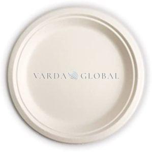 Sugarcane Bagasse Round Plates
