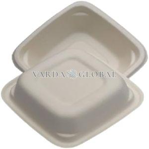 Sugarcane Bagasse Square Bowls