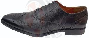 AT-D-12 Tremendous Mens Black Leather Shoes