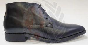 AT-D-22 Tremendous Mens Black Leather Shoes
