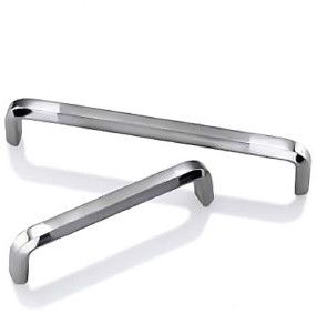 Silver Coated Stainless Steel Cabinet Handle