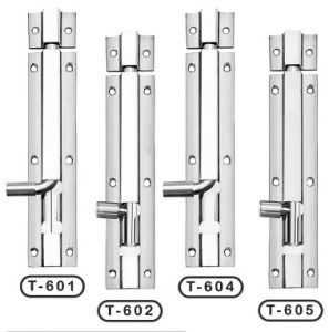 Silver Finishing Stainless Steel Tower Bolt
