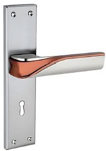 Silver Finishing Zinc Mortice Handle