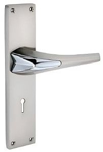 Silver Gloss Zinc Mortice Handle