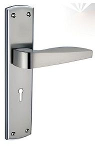 Silver Zinc Mortice Handle