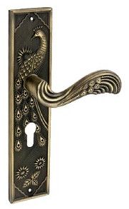Vintage Gold Zinc Mortice Handle
