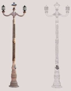 15m Street Light Pole