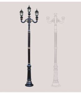 3m Street Light Pole