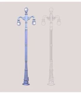 3m Street Light Pole