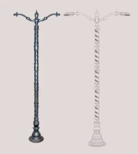 6m Street Light Pole