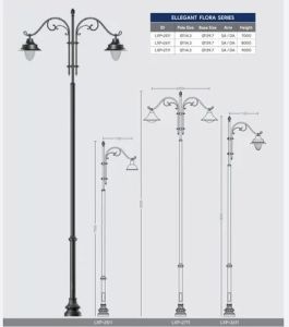 Cast Iron Street Light Pole