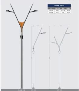 Cast Iron Street Light Pole