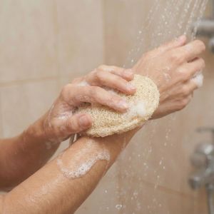 Dgm Oval Loofah Pad The Radiant Skin Refiner