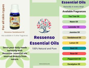 15ml Ressenso Basil Essential Oil