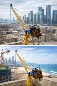 150 Feet Steel Lifting Machine