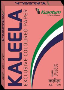 Kaleela 72 GSM A4 Pink Copy Paper