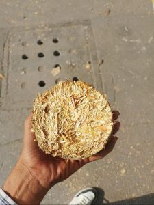 90mm Mustard Husk Biomass Briquettes