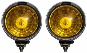 110mm Ring Chrome Helogen Yellow Fog Lamp