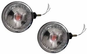 Ring Chrome Mahindra Tractor Headlight