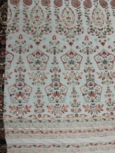 Abstract Embroidered Fabric