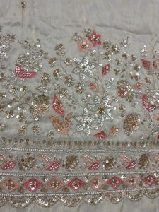 Machine Embroidered Fabric