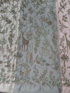Zardozi Embroidered Fabric