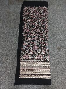 Stone Work Embroidered Fabric