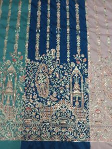Contemporary Embroidered Fabric