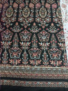 Abstract Embroidered Fabric