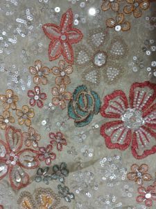 Hand Embroidered Fabric