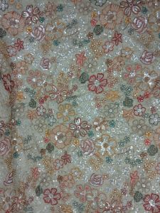 Hand Embroidered Fabric