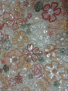 Hand Embroidered Fabric