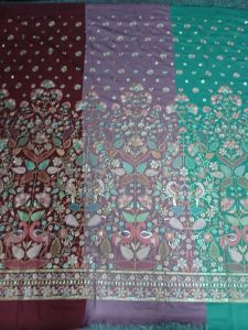 Maggam Embroidered Fabric