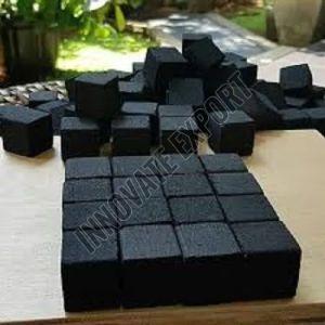 Square Coconut Shell Charcoal Briquettes Cube