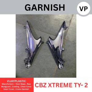 CBZ Xtreme TY-2 Crome Garnish Visor Glass