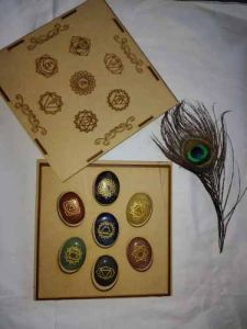 7 Chakra Palm Stone Set
