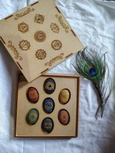 7 Chakra Palm Stone Set