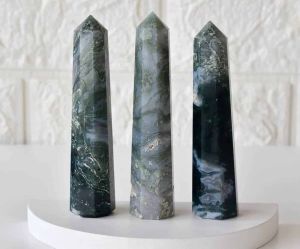 Gray Agate Crystal Stone